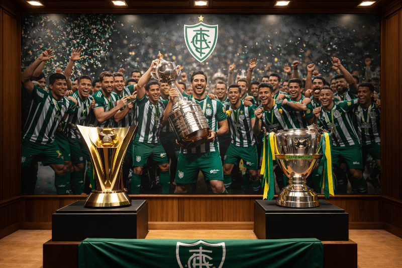 O América está com sede de títulos só falta o mundial para ganhar tudo no America mg vamos em busca dele no próximo ano
