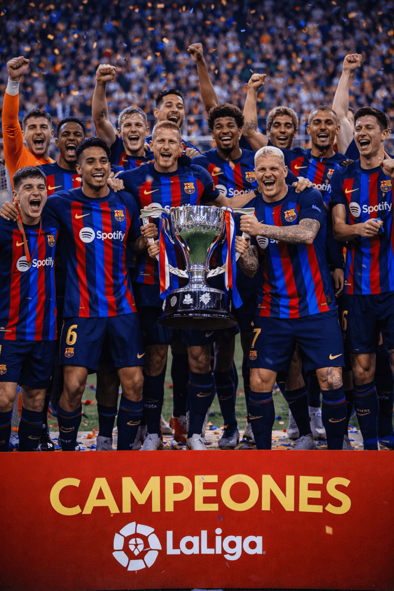 Campeões da liga espanhola!! 🏆🏆