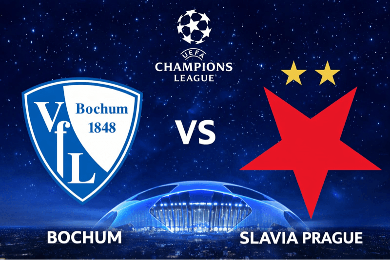 DIA DE JOGO! Rodada 5 - Champions League 🔵Bochum x Slavia Praga🔴 🏟️Vonovia Ruhrstadion 21:00 | 24/11