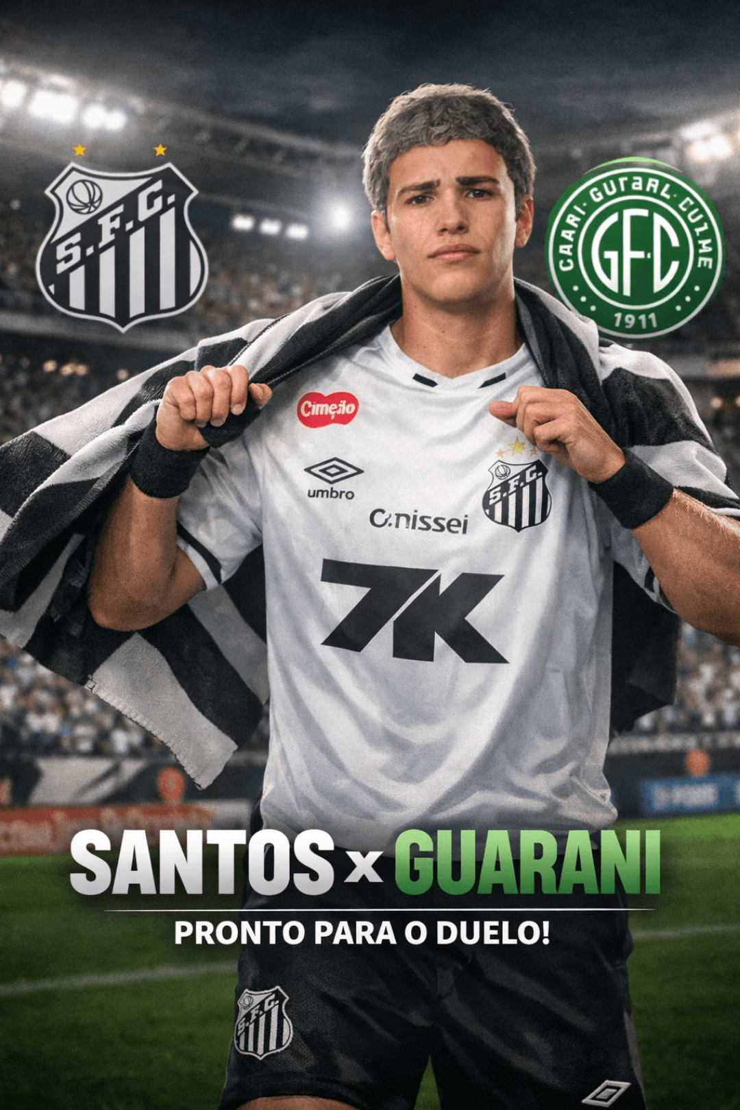Minha estreia pelo Santos FC Representando a Holanda mas naturalizado brasileiro Que Deus me abençoa nessa estréia