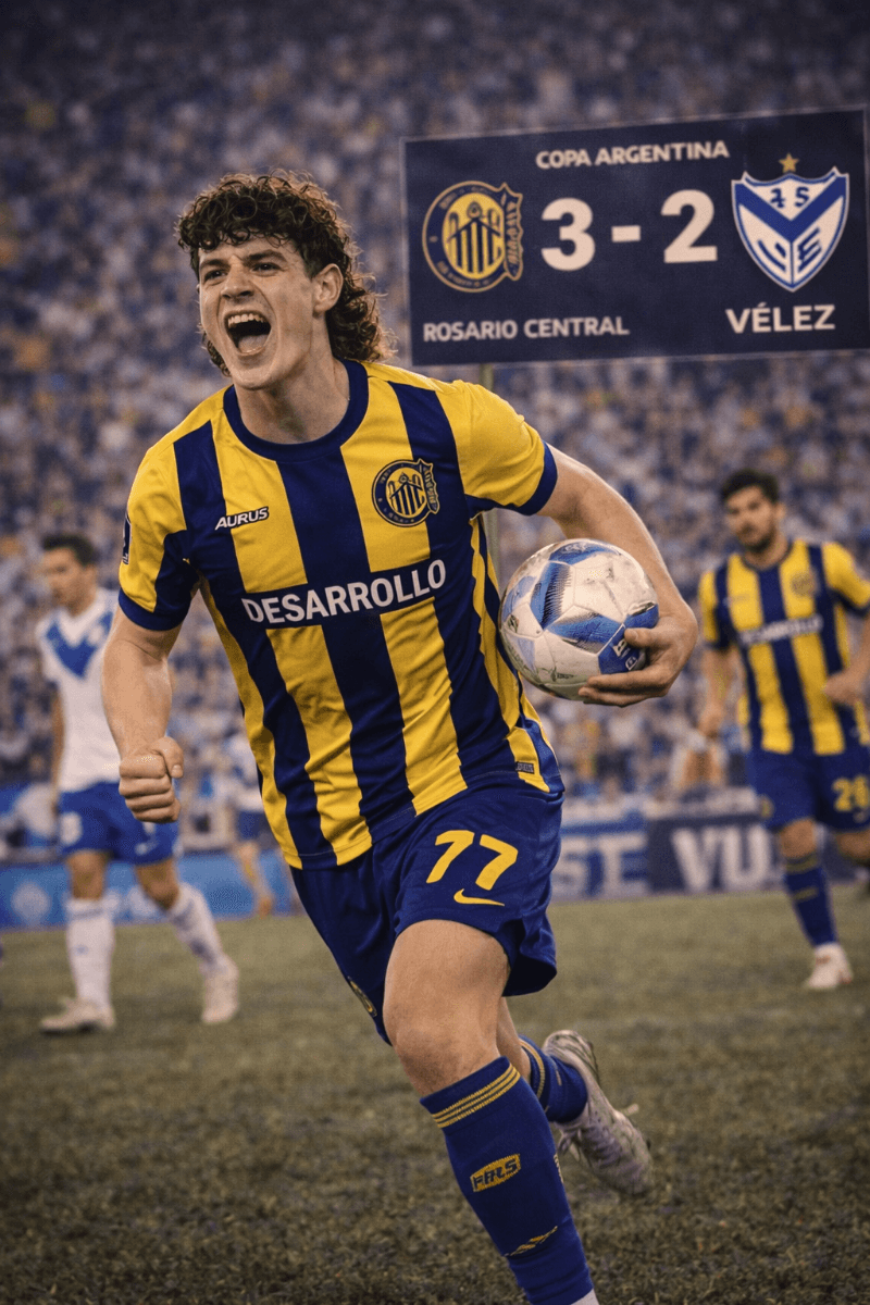Grande virada contra Velez! Estamos classificados para as semifinais da copa Argentina.💙💛