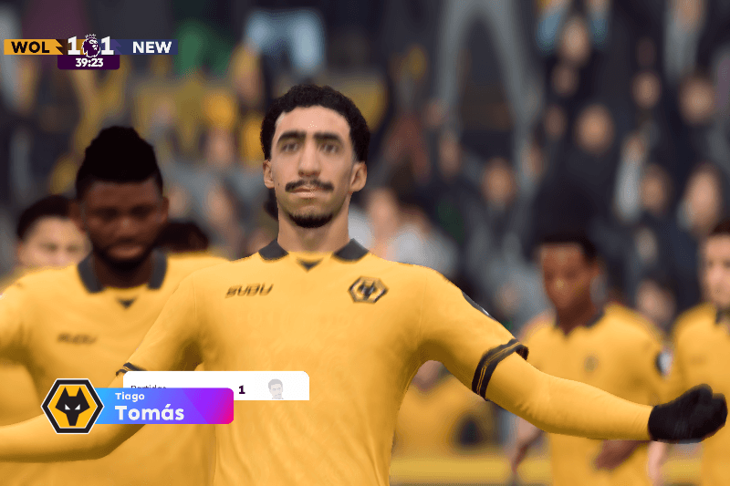 Gol do estreiante 🐺 Tiago Tomás empata o jogo