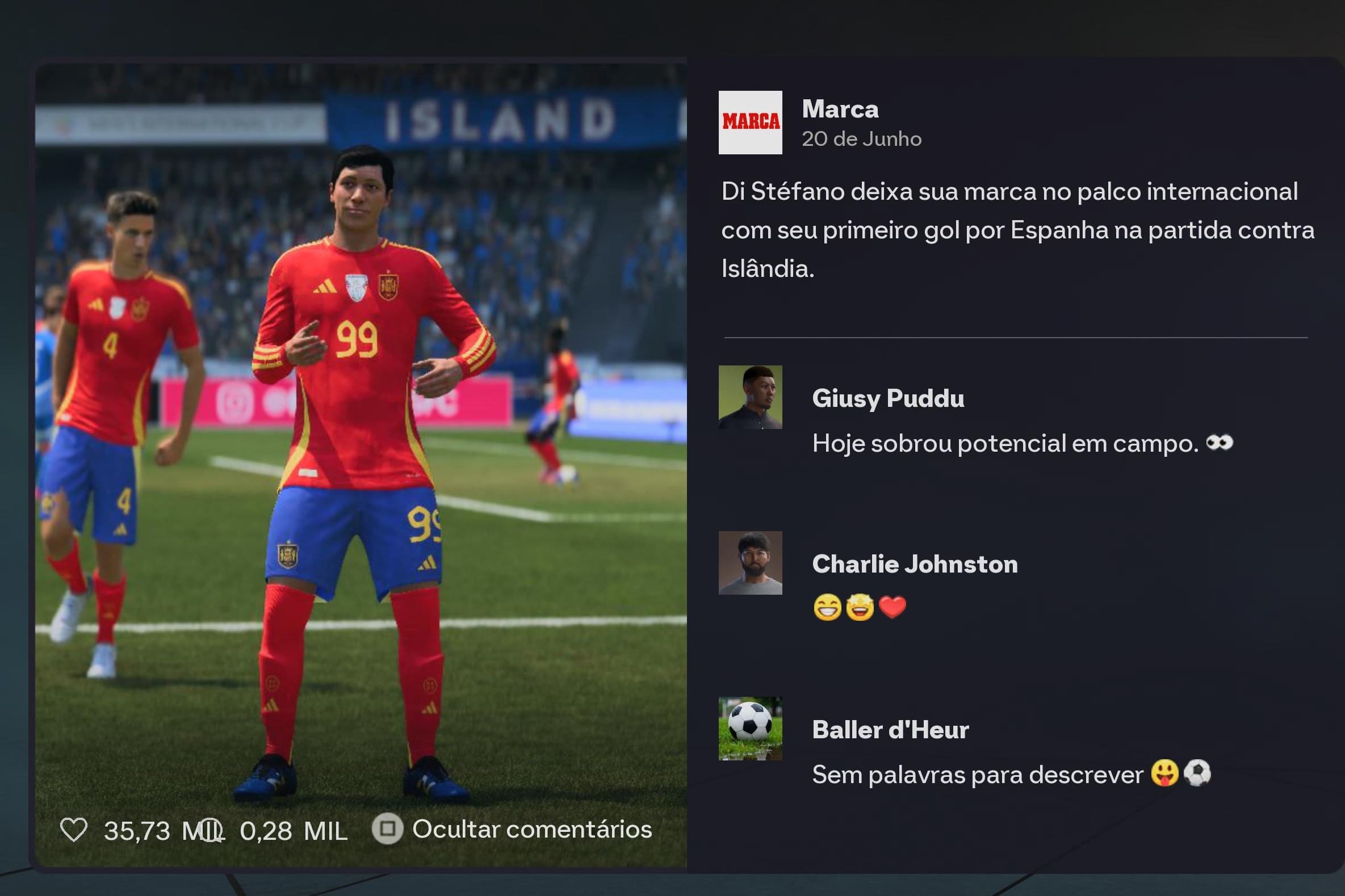 Em estreia pela seleção e copa do mundo, Di Stéfano marca e ajuda na vitória de 3x1 contra Islândia. Será que ele já conseguiu sua vaga n…