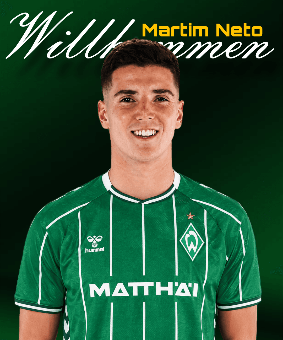 Willkommen Martim Neto, Marko Arnautović e William Mikelbrencis! Seguramente reforços de peso!💚🤍