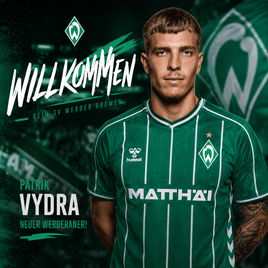 Willkommen Patrik Vydra, Sean Dulic e Martin Šotiček!💚🤍