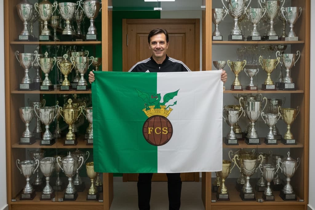 Muito feliz pela oportunidade que @fcserpa me deu, espero trazer muitas felicidades a este grande clube 💚🤍