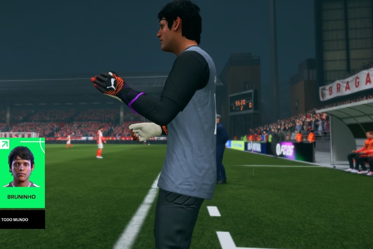 Estreia profissional🧤⚽😁 Aos 55' do jogo do Gil Vicente
