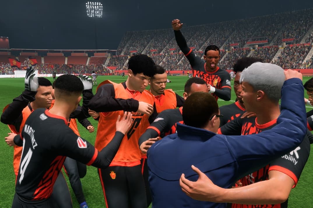 Toda emoção do meu Mister, com o gol no último minuto! Vamos por mais, Família Mallorca! ❤️🖤