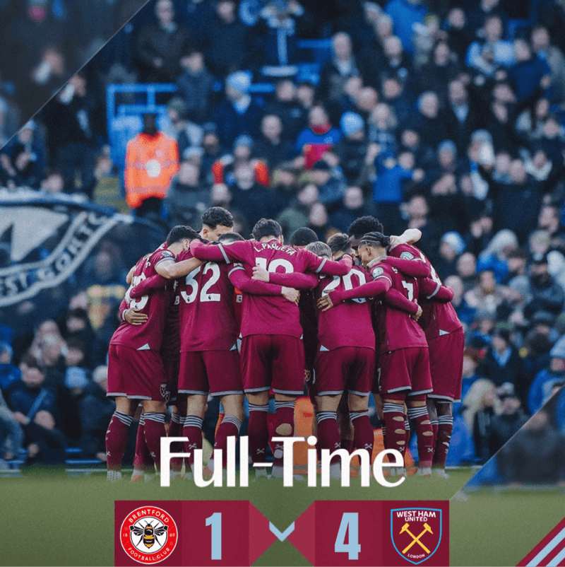Acaaaba o jogo! Vitória muito importante para assumir a 5 posição! Segundo tempo de completo amasso! Vamos West Ham❤️🔥❤️🔥❤️🔥