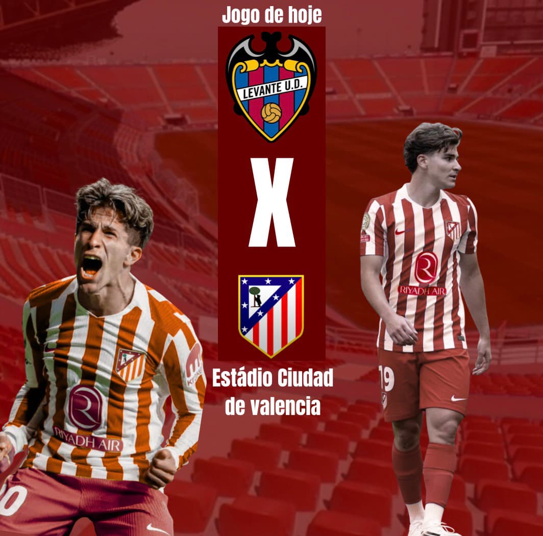 Jogo de hoje contra o levante para a copa del rey. Iaí torcedor do atleti quanto que acha que vai ficar o jogo⚽️