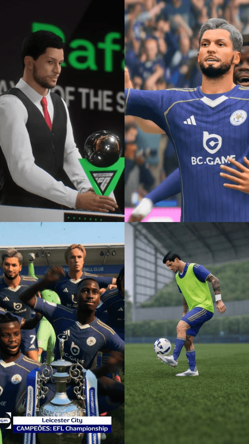 Final de temporada, obrigado {@}[LEICESTER FC](68f781335e76704a0f275d9d) , por tudo, obrigado aos apoiadores que me ajudaram pra chegar a…