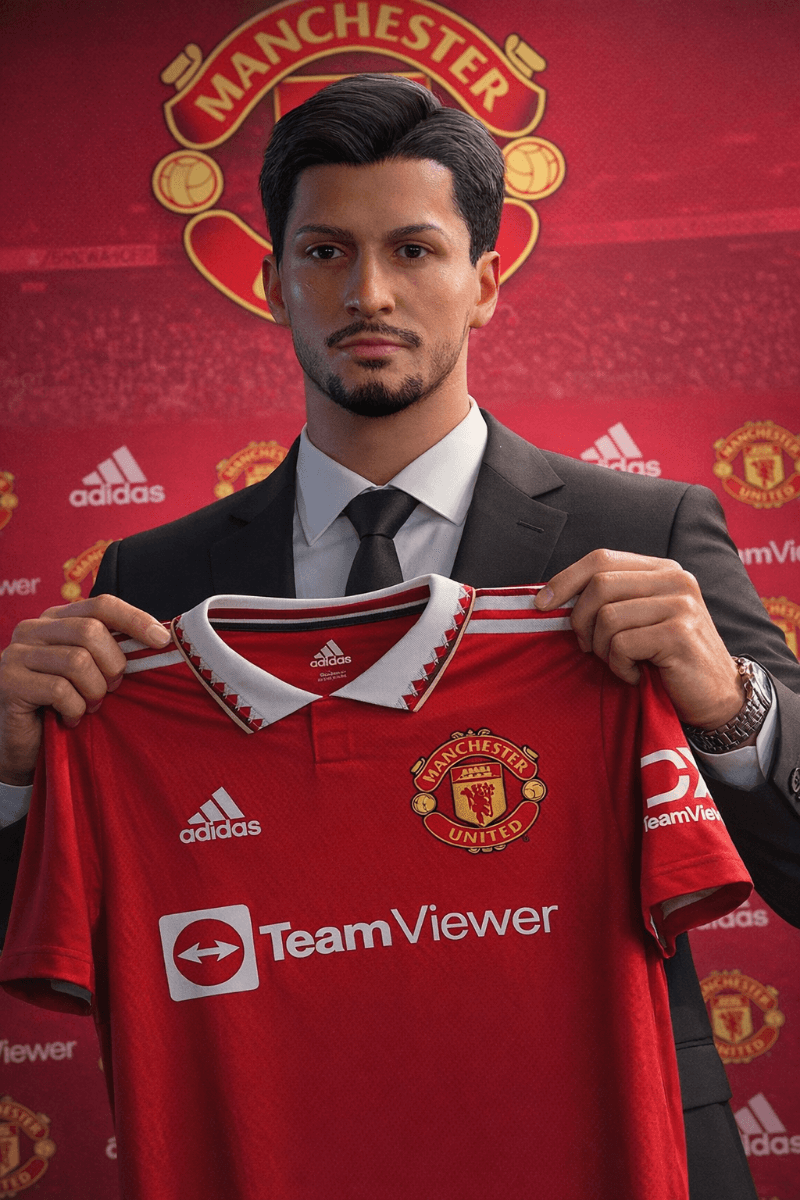 Cheguei Red Devils, espero ser um ano cheio de conquistas, gols e títulos. Estou ansioso para a minha estreia.