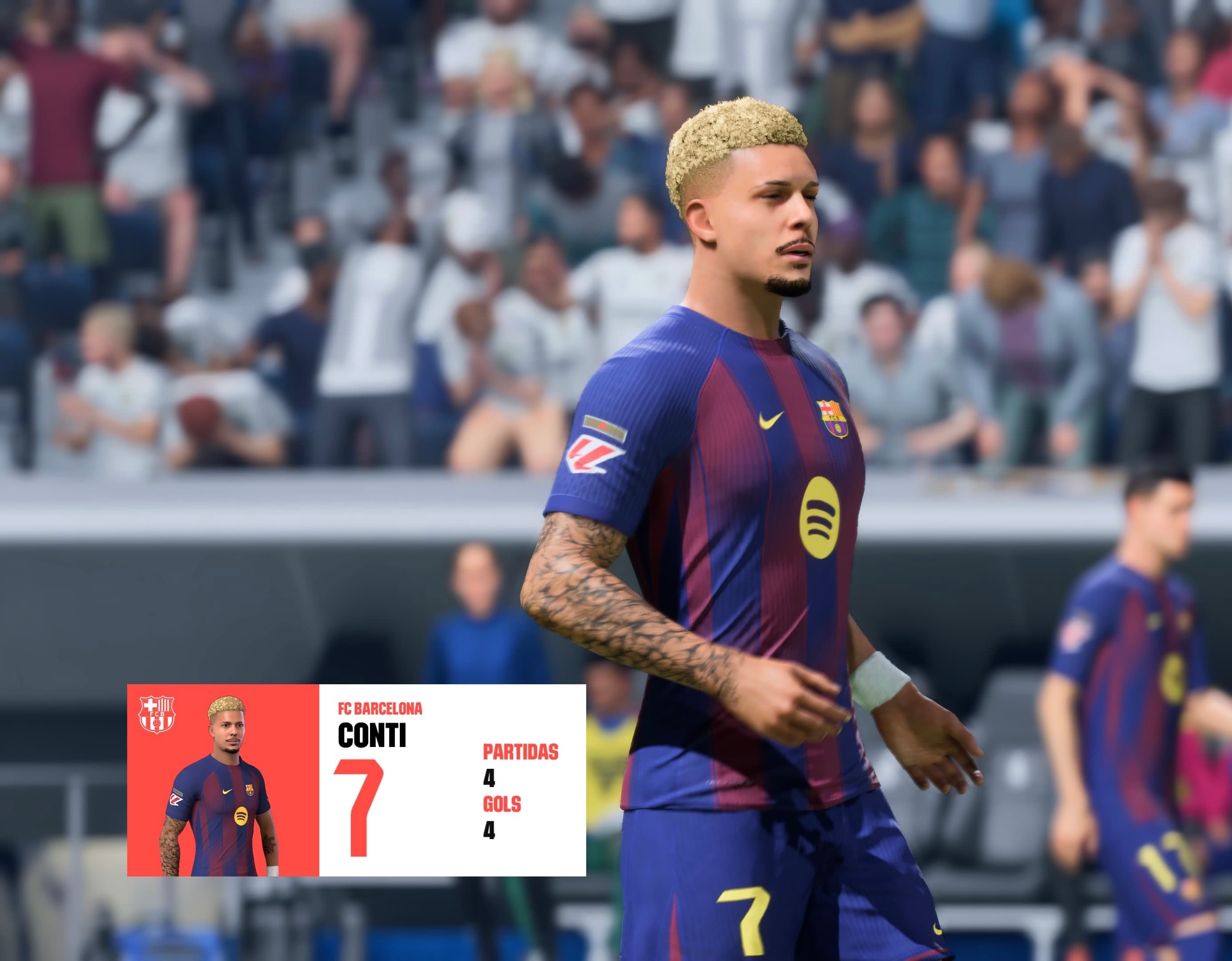 Desde que Hans-Flick botou o atacante italiano Marco Conti na ala esquerda, ele tem feito um ótimo início de temporada pelo Barcelona!