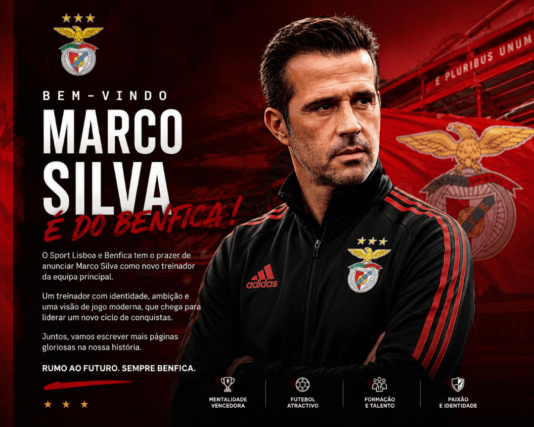 Viemos por este meio informar que chegamos a acordo para a contratação de Marco Silva para ser o treinador principal para a época 26/27. …