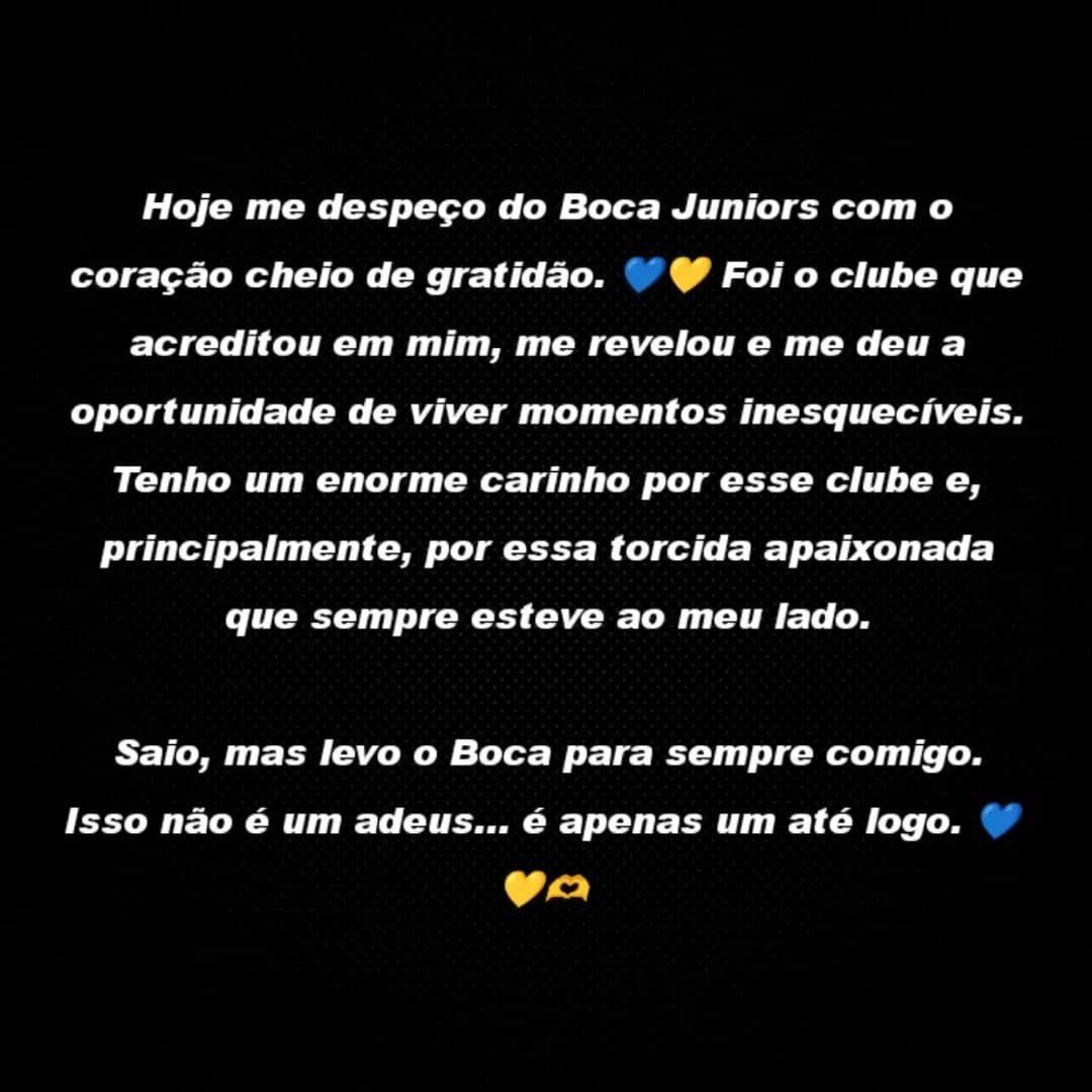 Gracias por todo, Boca 🥹💙💛
