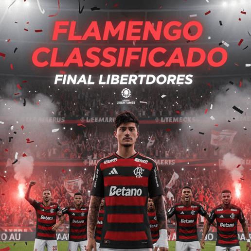 Estamos na final da libertadores, Rumo ao penta! ❤️🖤