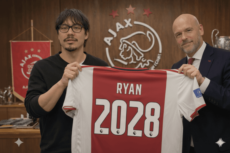 È oficial, vou treinar o Ajax!