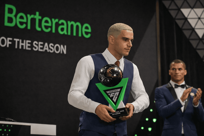 Parabens ao Berterame por ser nomeado o melhor jogador da temporada da laliga hypermotion.