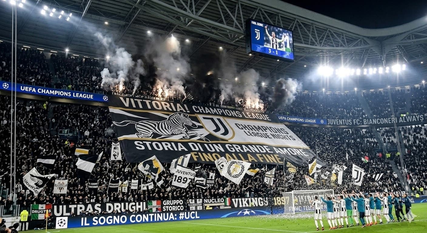 ⚫⚪ RUMO ÀS OITAVAS! 🔥 🏆 Juventus 6️⃣ x 3️⃣ Nice — Champions League A resposta veio! Ataque voando, mas a defesa acende alerta: muitos g…