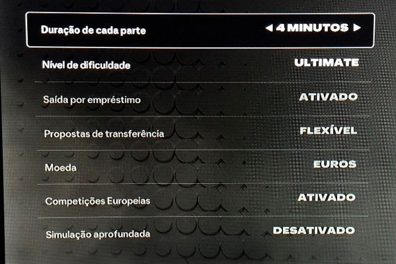 Irei dar continuidade há minha carreira com essa duração de jogo e essa dificuldade
