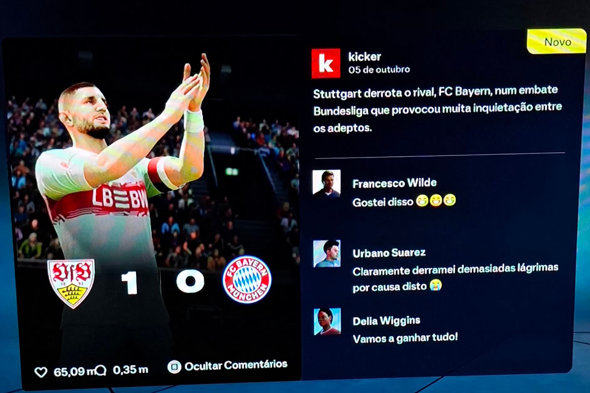 Começo do mês de outubro com uma derrota impressionante contra Stuttgart fora de casa com o placar de 1-0. Número de participações: 12 jo…