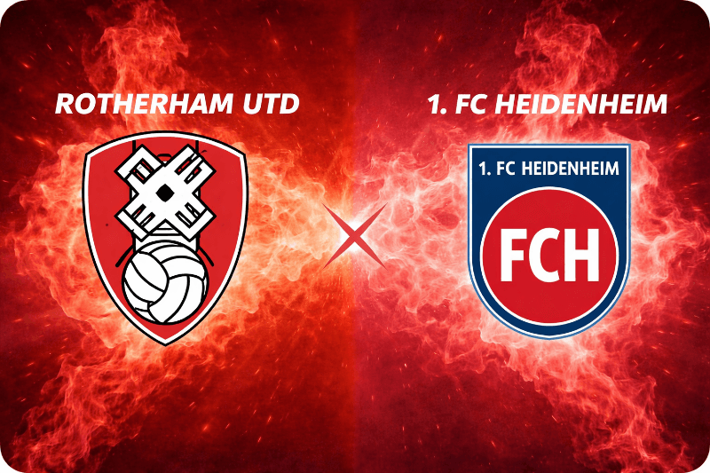 DIA DE JOGO! 1 RODADA - Copa Europeia 🟥 Rotherham Utd x Heidenheim 🟦 16:00 | 19/07