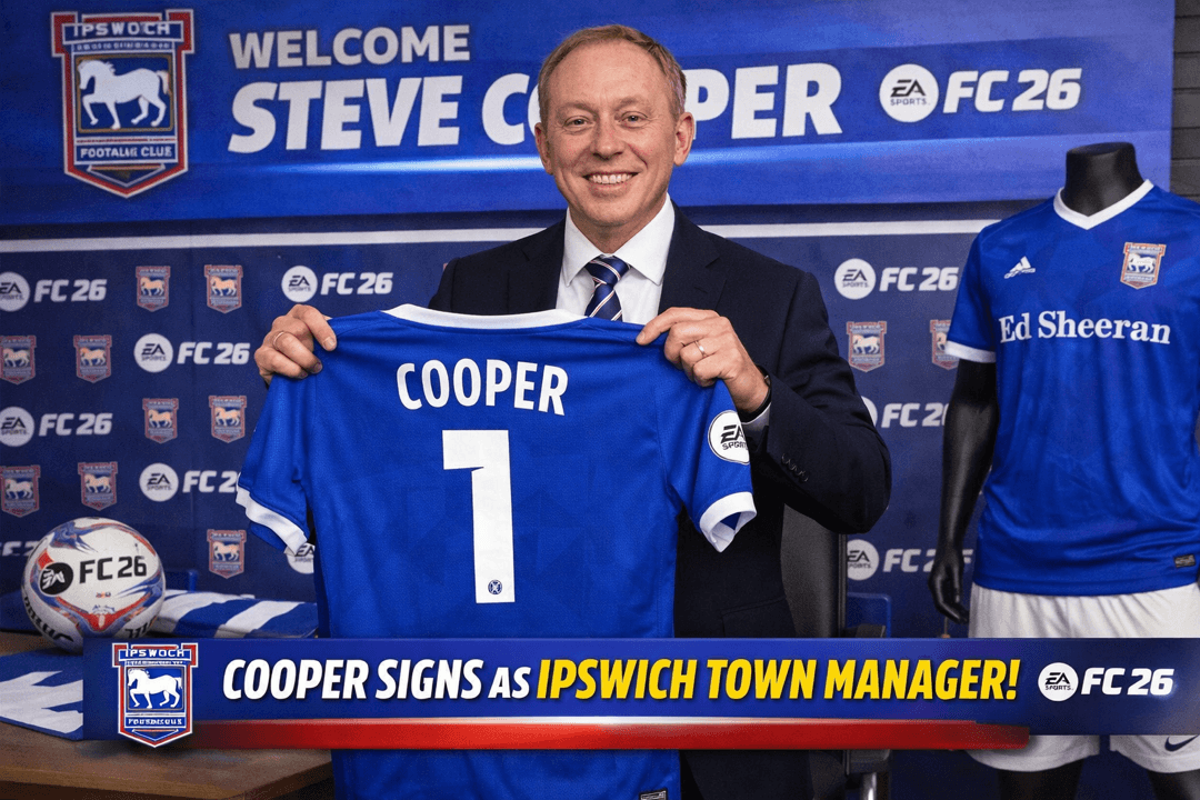 🔵🚨 OFICIAL: NOVO MANAGER CONFIRMADO! 🚨🔵 O Ipswich Town tem o prazer de anunciar a chegada de Steve Cooper como o novo manager da equi…