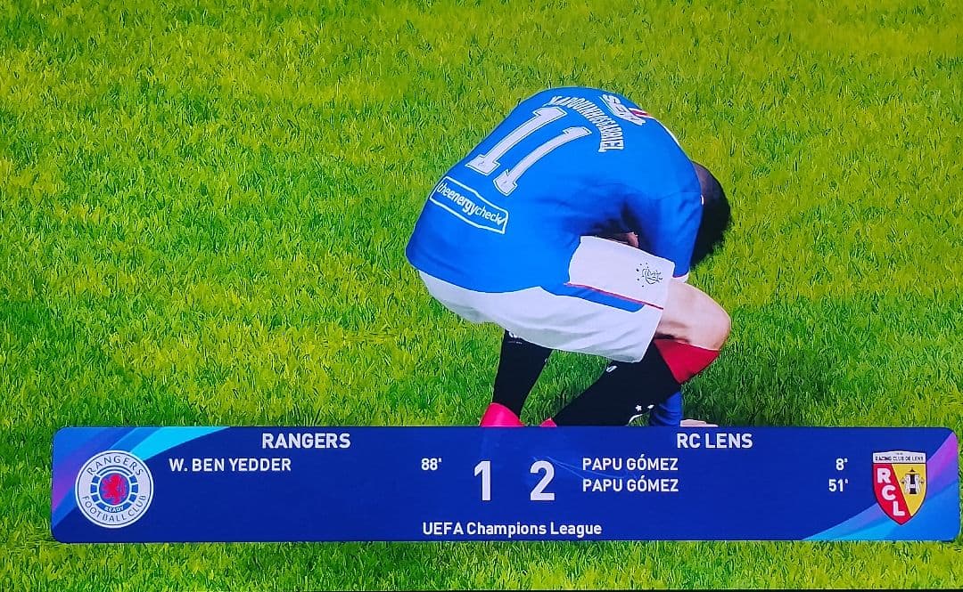 FIM DA LINHA NA CHAMPIONS LEAGUE! 😭🤦🏾🔵⚪ Infelizmente não tivemos sucesso na Champions. Logo nas oitavas pegamos o Lens (ex-time) e fo…