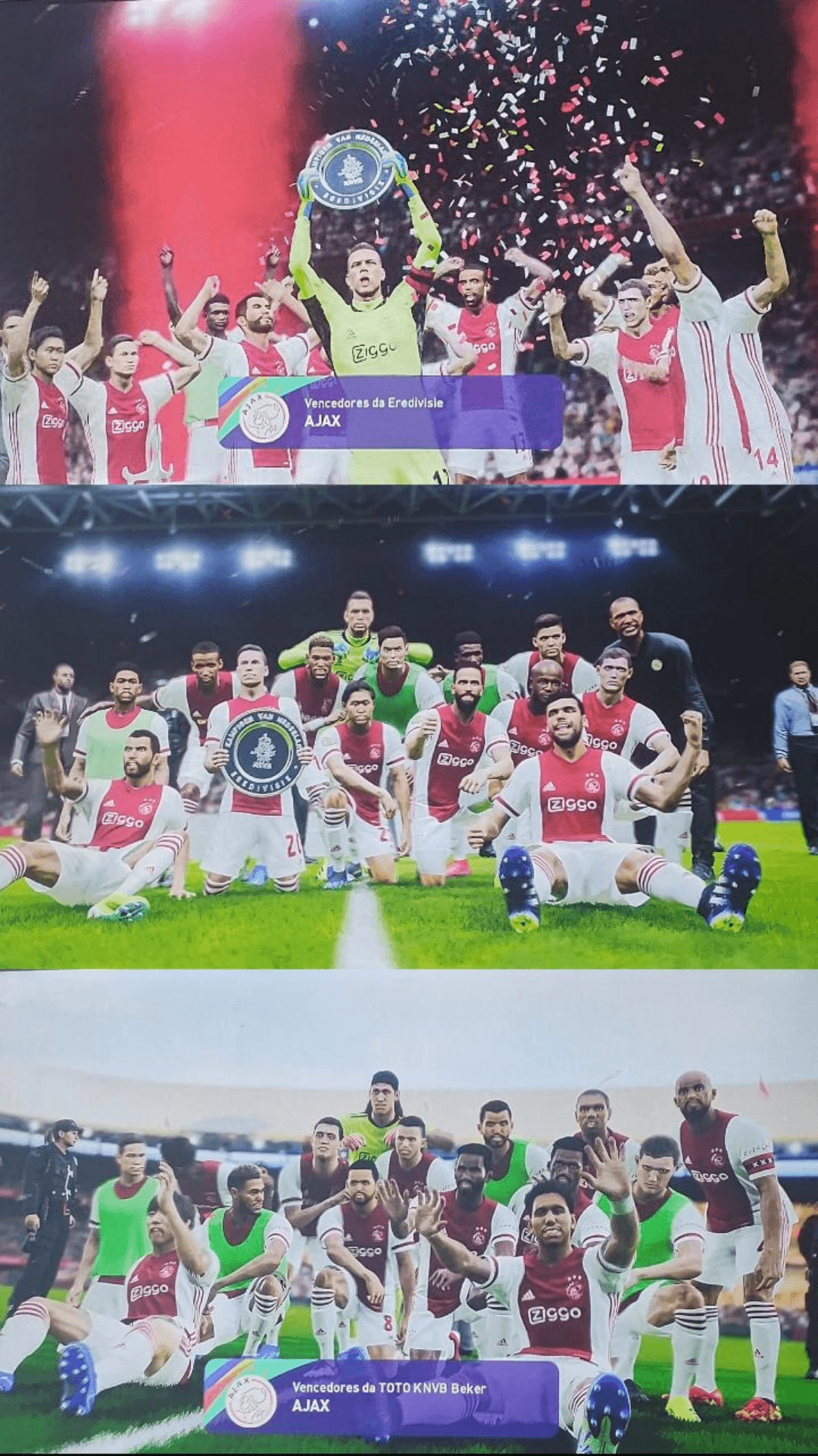 O Trono É Seu: Ajax Conquista a Dobradinha com a Eredivisie e a TOTO KNVB Beker! 🤩🙌🏽🙏🏽🏆🏆🔴⚪ ​Ganhamos juntos. Celebramos juntos. O…
