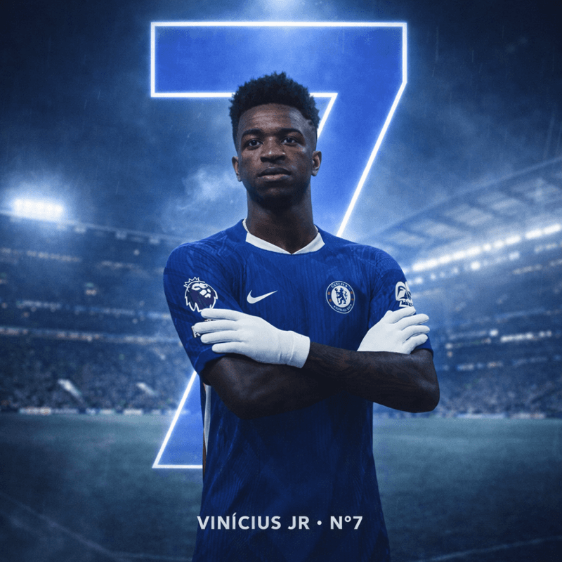 Que noite no Etihad. Vinícius Jr, a contratação mais cara da história do Chelsea, estreou sob pressão após apenas cinco gols na temporada…