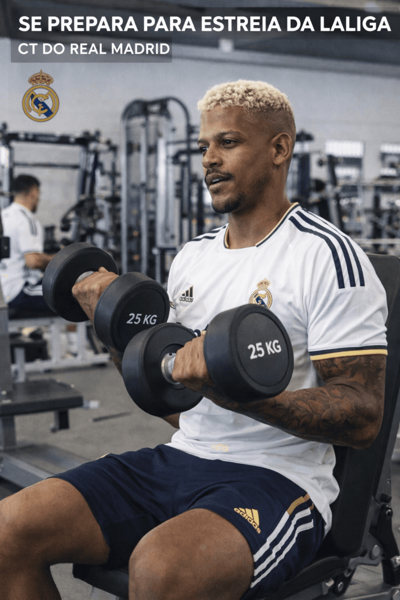 Preparação máxima para começar a LaLiga 2031/32 com tudo. Cada detalhe conta, cada treino importa. Vamos com tudo! ⚪🔥