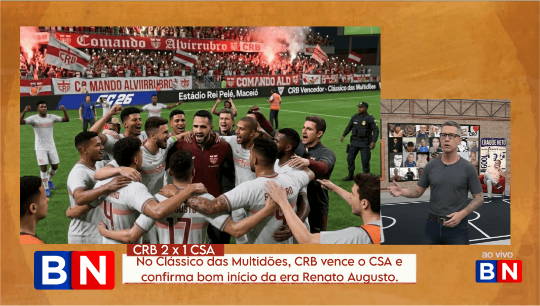 "Essa que é a verdade! O CRB foi melhor, fez por merecer a vitória e mostrou que o trabalho do Renato Augusto tá começando a aparecer. E …
