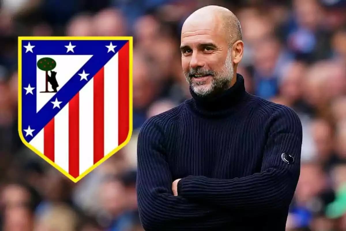 Pep Guardiola é o novo treinador do Atlético de Madrid.