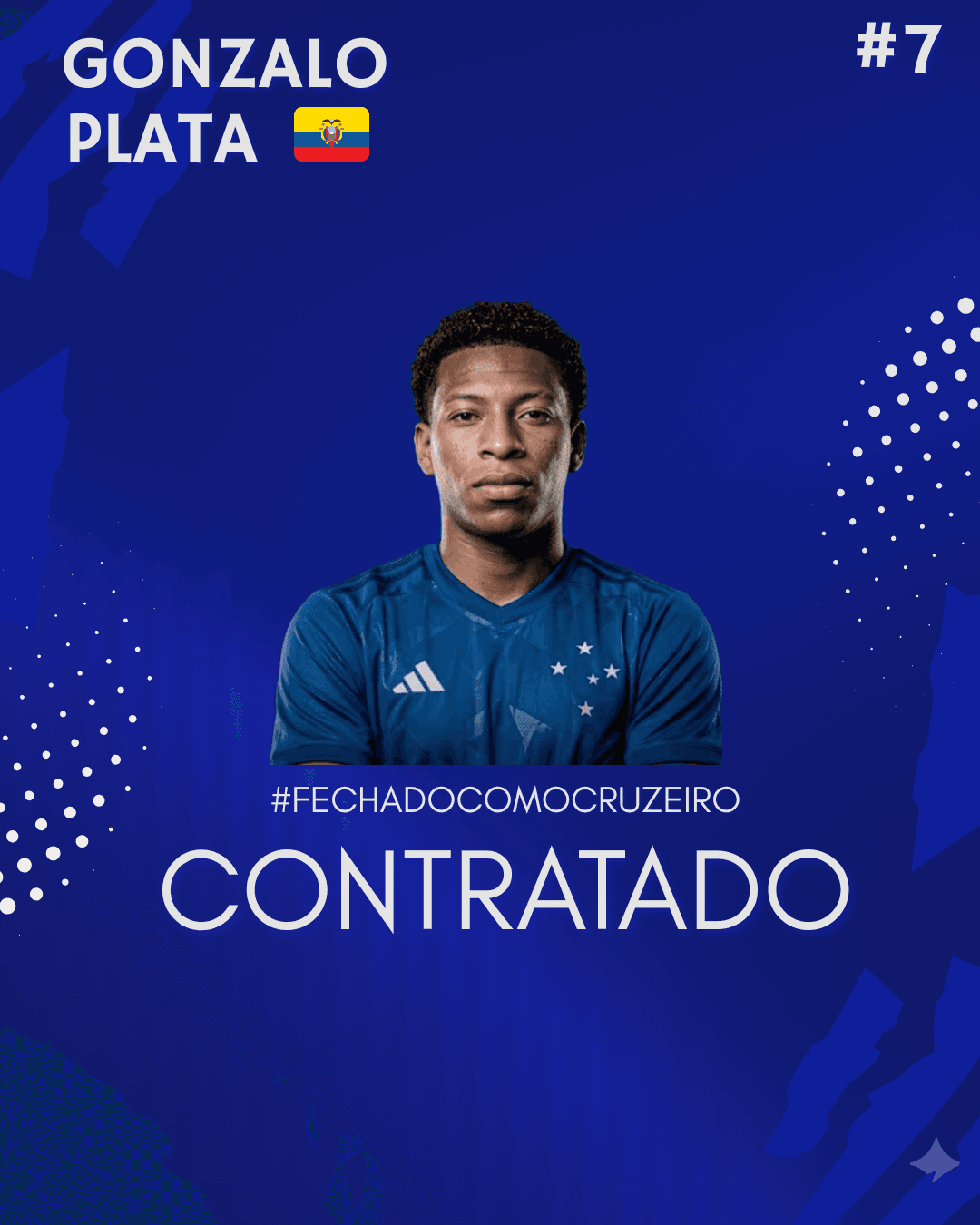 📰 O Cruzeiro contrata o Atacante Gonzalo Plata do Flamengo por 30M , assinou com o clube por 3 anos, Meio Campista Danilo do Botafogo pe…