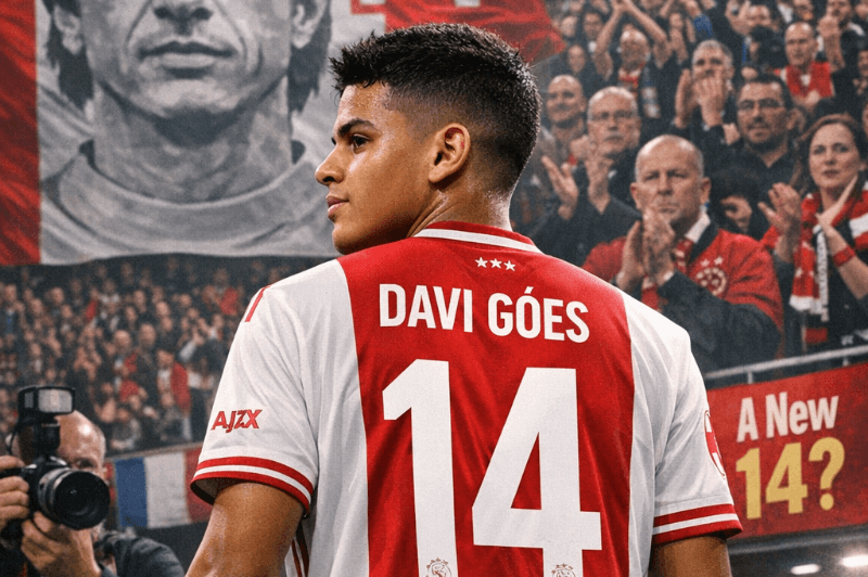 Ser o novo camisa 14 do Ajax é um sonho, mesmo saindo agora da Gávea eu vou provar que essa camisa é pra mim, e tirar a camisa 14 da apos…