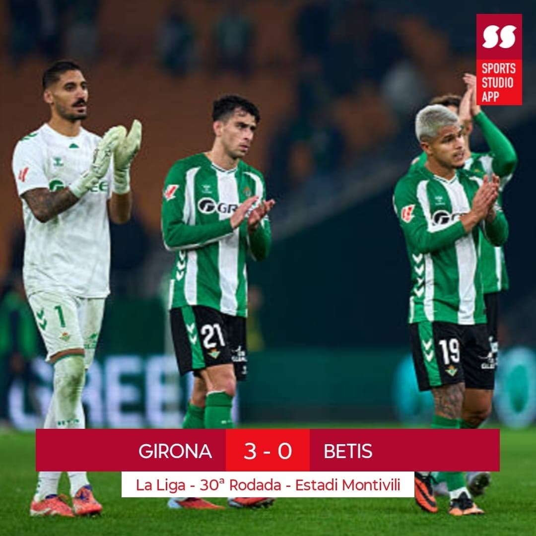 PÉSSIMO Betis sofre um massacre e se complica na tabela. Nesse momento, o Betis está a 10 pontos do Real Sociedad. Próximo compromisso do…