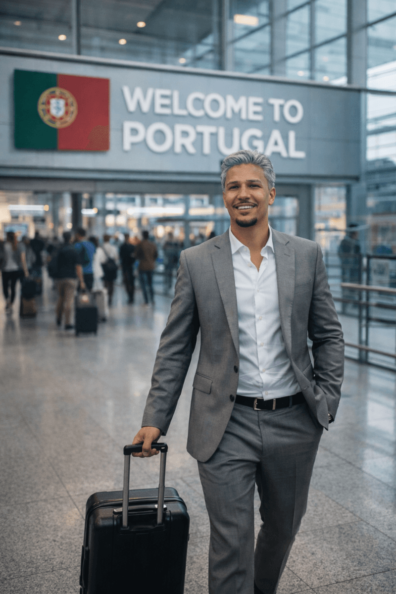 Cheguei em Portugal, partiu uma festinha hoje a noite? 😎
