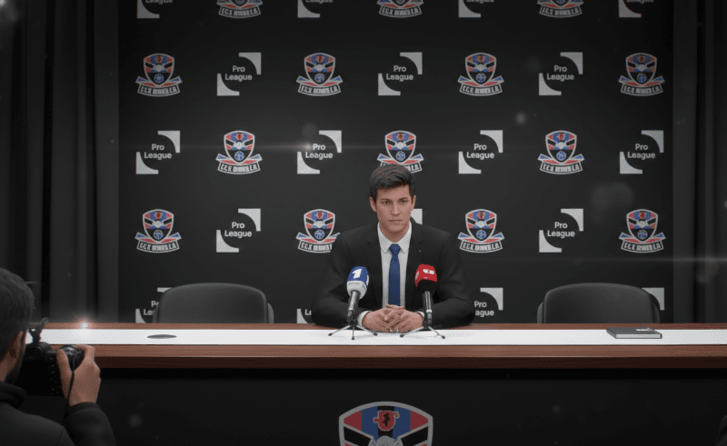 Igor em sua primeira coletiva de imprensa. O mister está pronto e quer trabalhar. 🧠🔥🤌🏻 #FCVDender #25/26 #JupiterProLeague