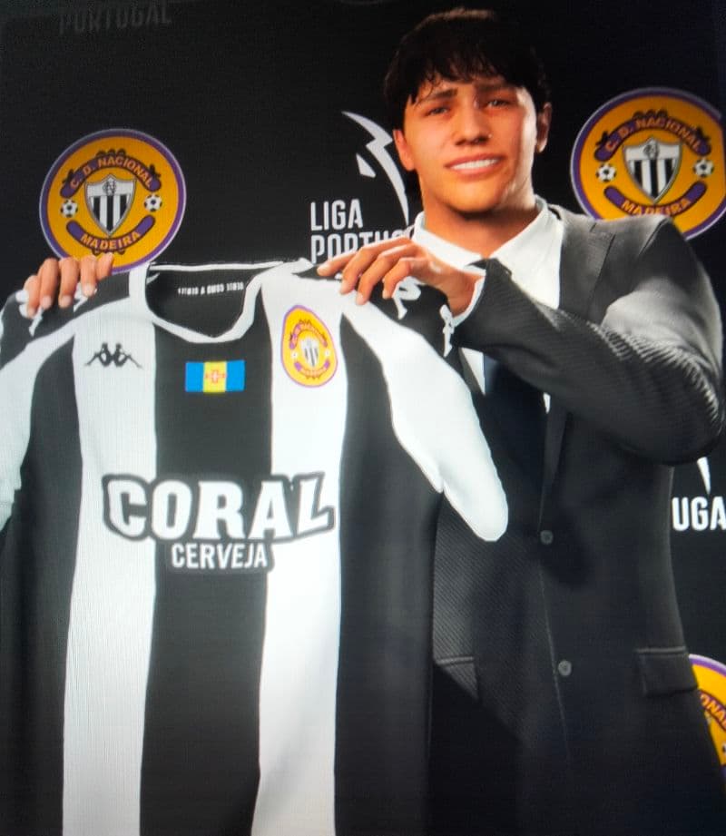 Estou na equipa principal do Nacional da Madeira obrigado a todos🫶