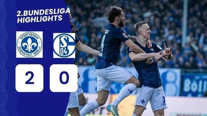 Darmstadt 2x0 Schalke! Com gols de Marseile(10') e Lidberg(74'), Darmstadt afundo o adversário na tabela da segundona e volta ao caminho …