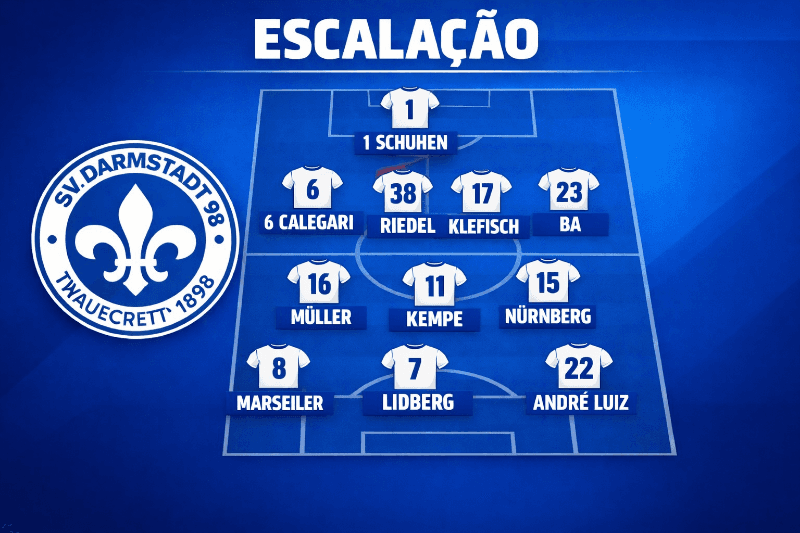 DIA DE GUERRA! É ÚLTIMA RODADA! Esses são os 11 iniciais para enfrentar o Regensburg no Merck-Stadion!🔥 Situação da tabela: 1° Köln 67 2…