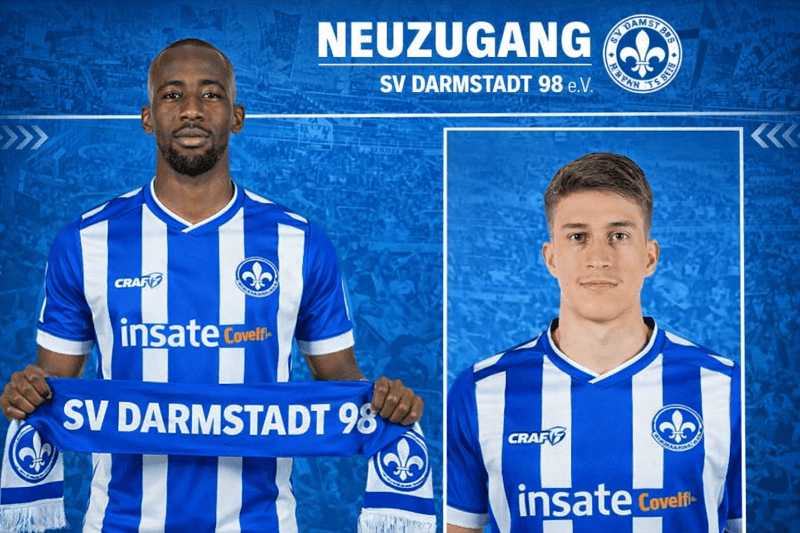 🔔: Silas Gnaka🇨🇮(26yrs) e Gabriel Pirani🇧🇷(23yrs) chegaram para reforçar o meio campo do Darmstadt!⚜️