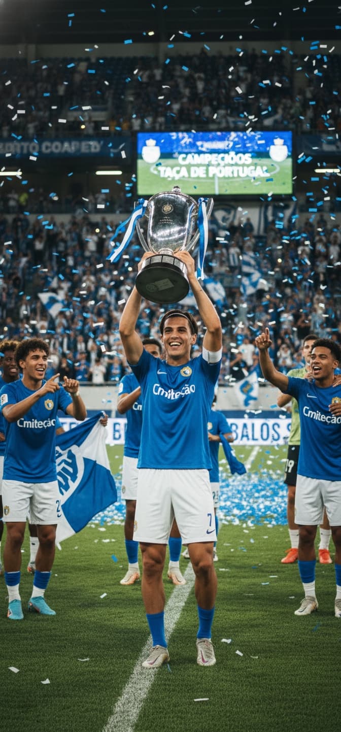 campeões da taça portuguesa! virou costume bater nos "grandes" de Portugal VAMOS FAMALICÃO! 💙