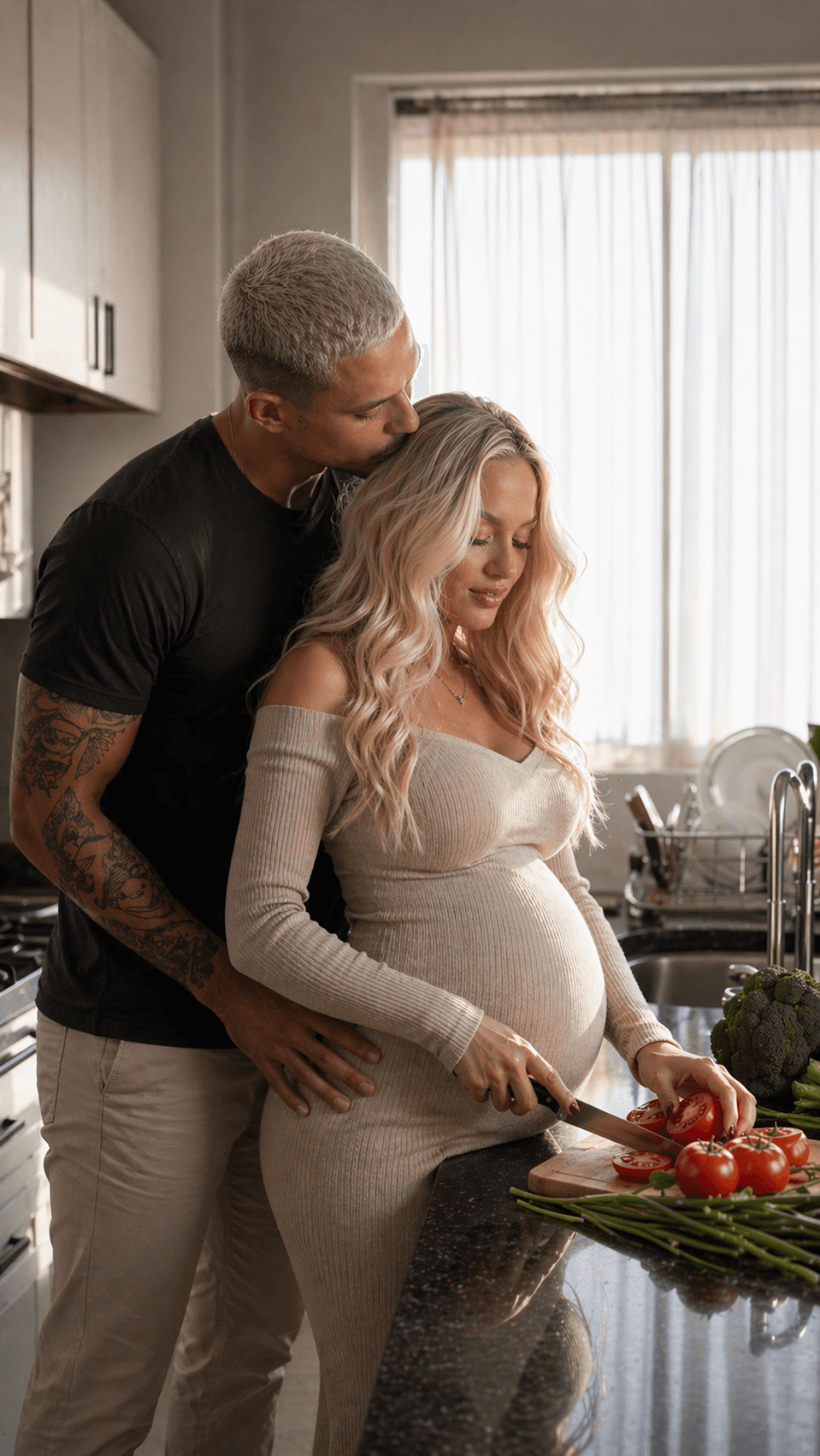 mitad del camino, todo el amor 🤍✨ 6 meses de ti creciendo dentro de mí… y nosotros creciendo juntos. 🕊️👶🏻