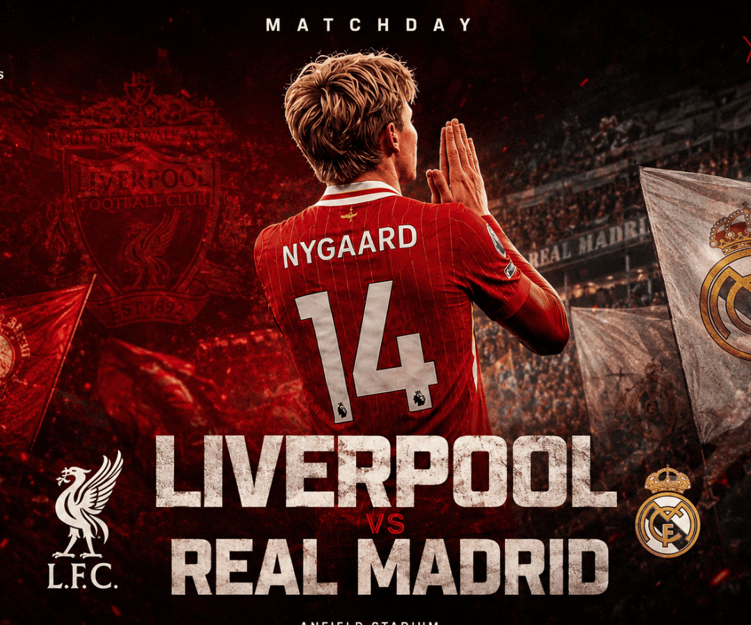 Grandes noites começam antes mesmo da temporada começar. ⚔️🔴 Liverpool x Real Madrid em Anfield. Estamos prontos!