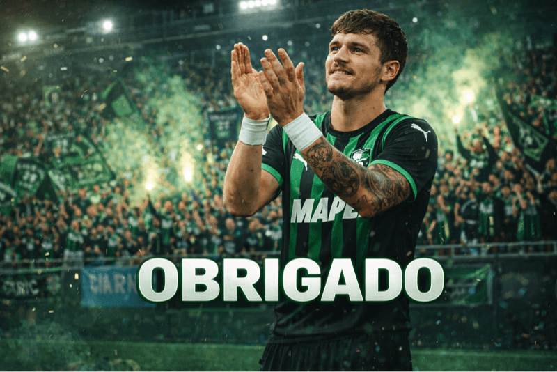 Obrigado, Sassuolo! 💚 Ótima temporada, um dia eu volto! 🇮🇹