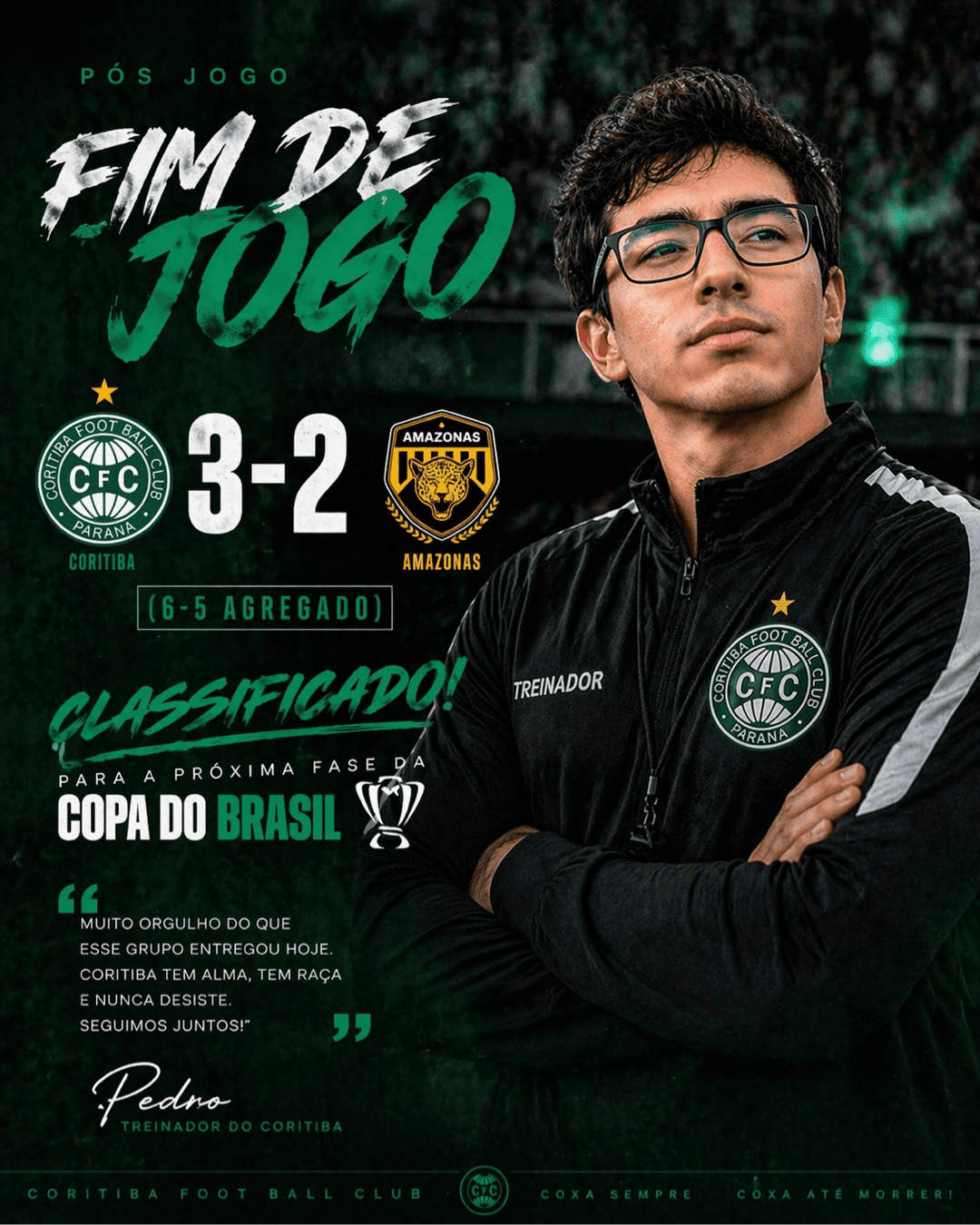 Classificados para a próxima save! Obrigado pelo o apoio dos torcedores!!💚🤍👊🇵🇹