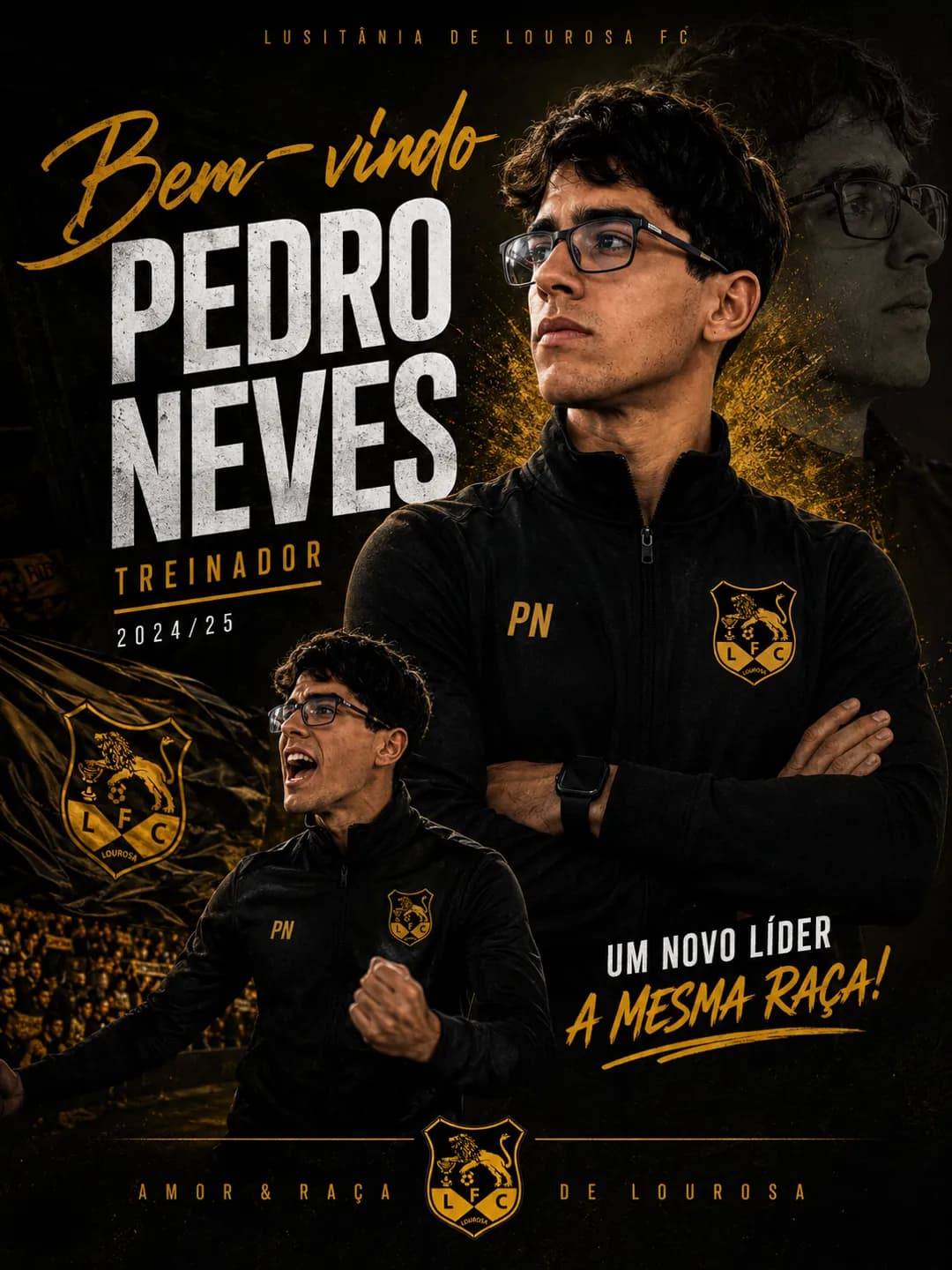 Hoje inicia se uma nova era. Pedro Neves assume oficialmente o comando do Lusitânia de Lourosa. Rumo a classificação para a Liga Betclic.