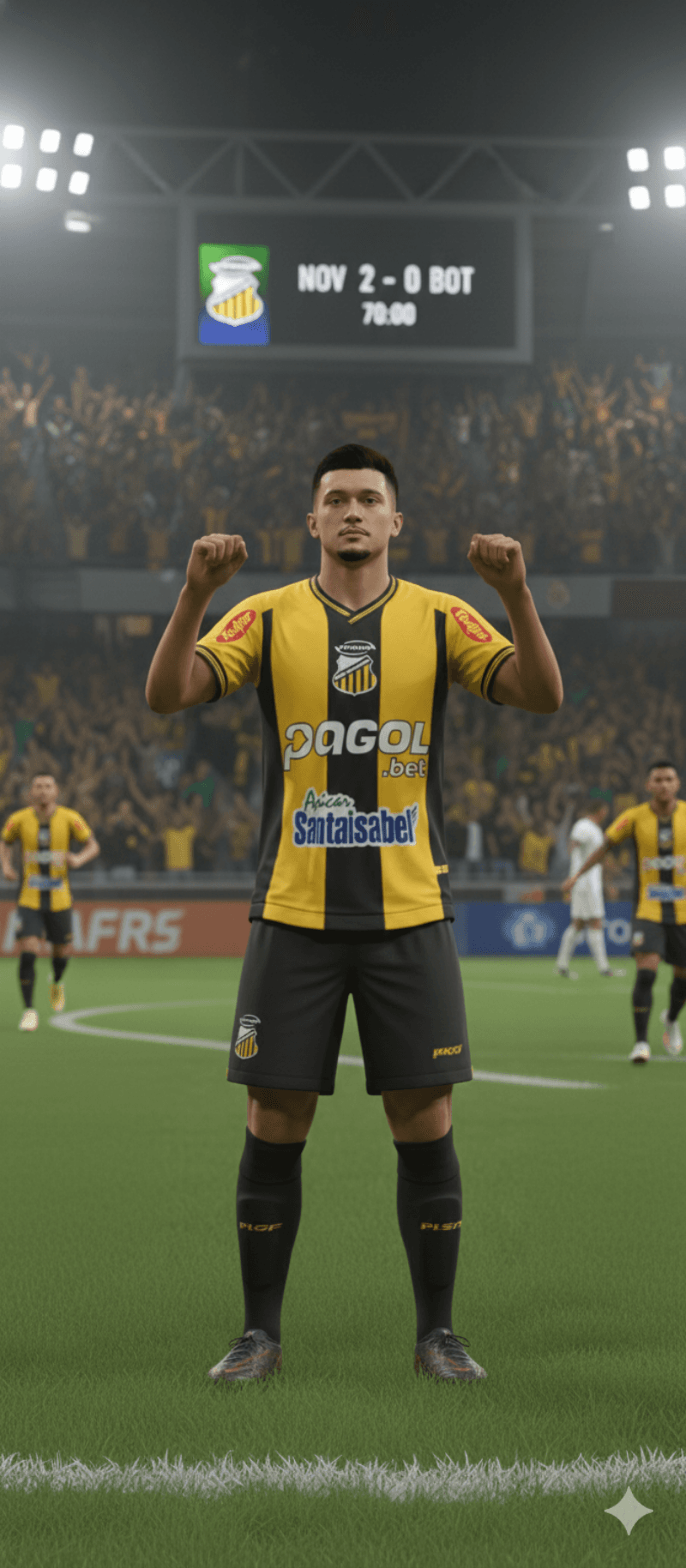 Que atuação gigante! ⚽🔥 Dois gols, raça do início ao fim e mais três pontos pra conta. Em casa a gente impõe respeito — e hoje teve nome…