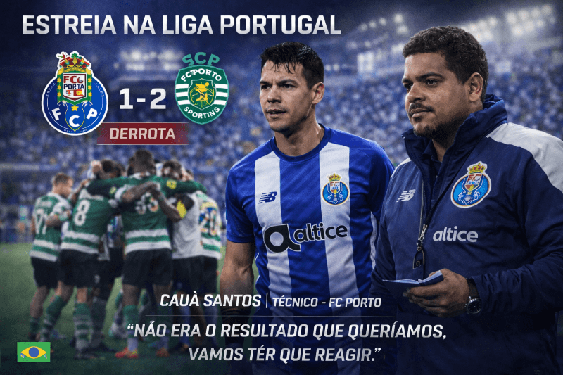 Derrota na estreia do campeonato português